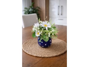 Květinová dekorace do bytu kopretiny