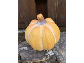 Keramická dýně oranžová 12 cm