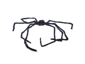 Halloween dekorace svítící pavouk velký 128 x 16 x 5 cm