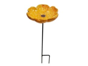 Porcelánové pítko květina žlutá