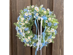 Jarní věnec na dveře
