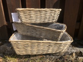 Sada proutěných truhlíků