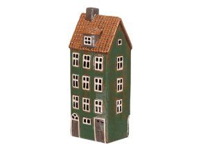 Keramický domeček svícen 30 cm
