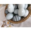 Umělé vejce dekorace 12 ks