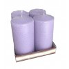 Adventní svíčky fialové perleťové