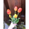 Latexové tulipány oranžové svazek