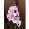 Umělá orchidej růžovo fialová 78 cm