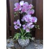 Umělá orchidej v květináči 55 cm