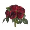 Červené umělé růže kytice 30 cm