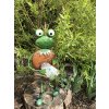 Zahradní dekorace kovová žába 57 cm