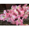 Umělá gladiola mečík růžovo bílý 76 cm