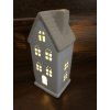 Dekorační keramický domek s LED osvětlením 22 cm