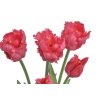Růžové umělé tulipány latexové 46 cm 1