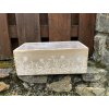 Dřevěný truhlík na okno přírodní 28 x 13,5 x 11 cm