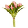 Umělé tulipány v lososvé barvě