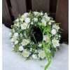 Jarní věnec na dveře s čemeřicemi 38 cm