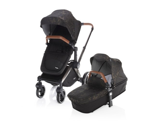 ZOPA SET Podvozek Evoque + Farebný set ku kočárku Evoque, S/BR_Butterfly