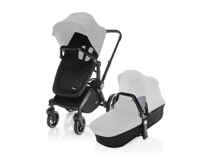 ZOPA Kočík Evoque, Black/Black