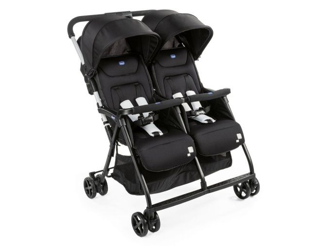CHICCO Kočík dvojičkový športový Ohlala Twin (Varianta  Black Night)