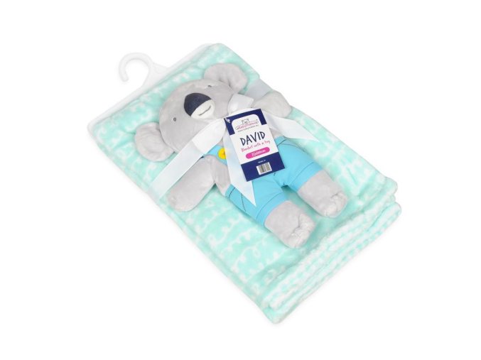 BABYMATEX Deka s hračkou (Varianta  Koala Mint 75 x 100 cm)