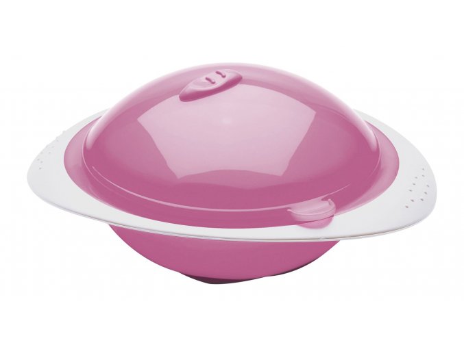 THERMOBABY Miska do mikrovlnné trouby, Pink Orchidée