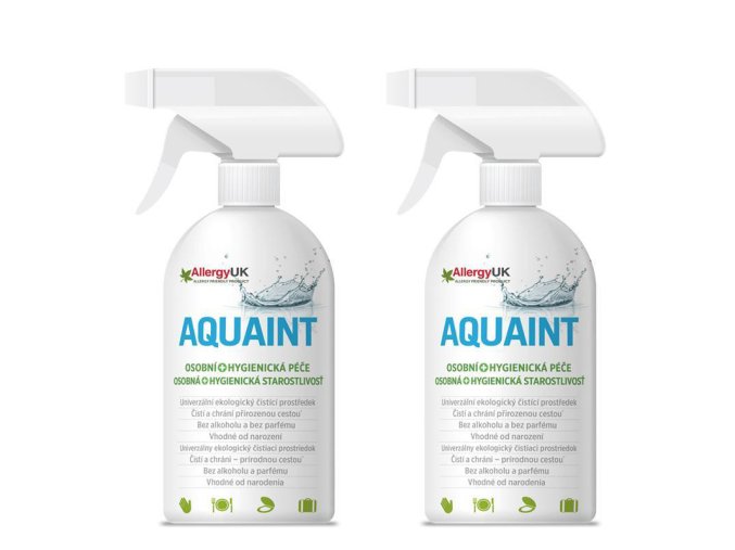 2x AQUAINT 100% ekologická čistiaca voda 500 ml (Varianta 2x AQUAINT 100% ekologická čistiaca voda 500 ml)