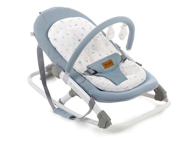 JANÉ Lehátko pohupujúce Fold od 0+ do 9kg, Lazuli (Varianta  Blue)