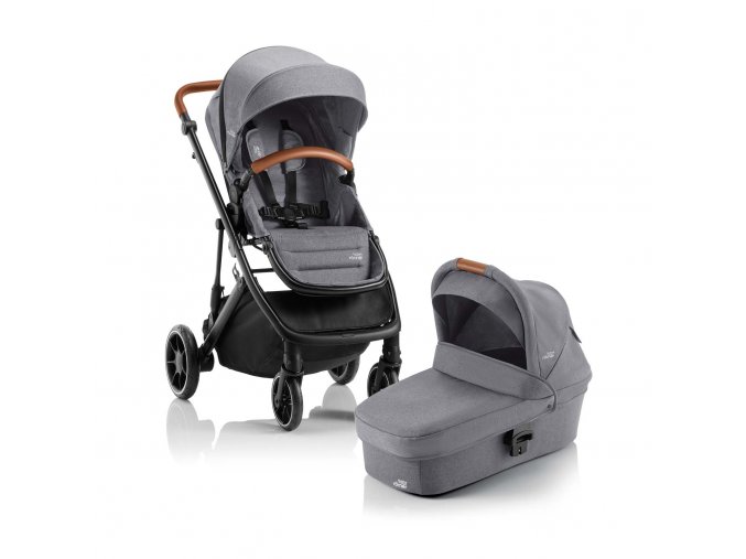 BRITAX Set kočík Strider M + hlboká korba, Elephant Grey