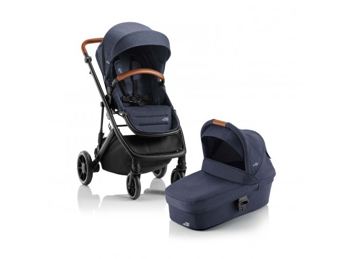 BRITAX Set kočík Strider M + hlboká korba, Navy Ink