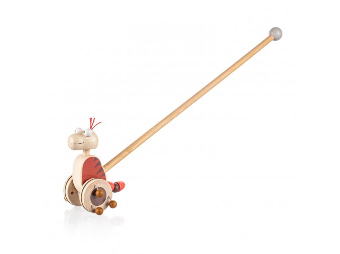 ZOPA Dřevěný jezdík Dinosaurus, Red