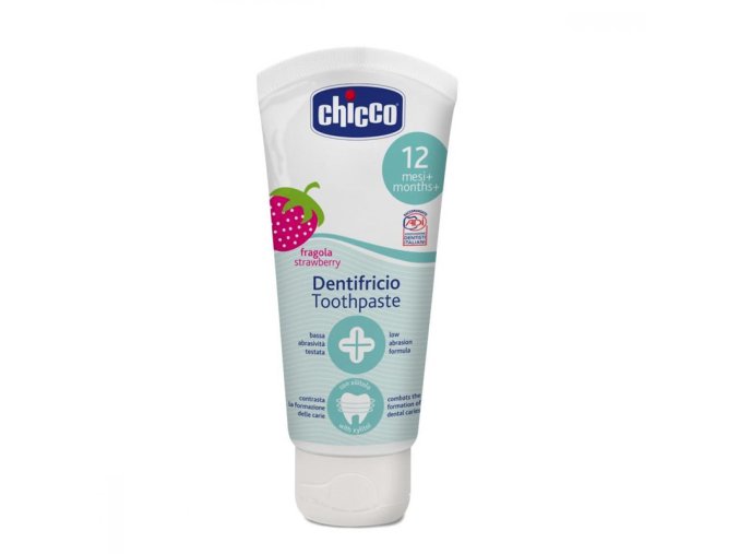 CHICCO Pasta zubná Jahoda bez fluóru 50ml