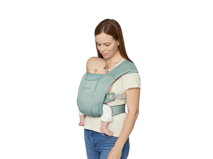 ERGOBABY Nosič EMBRACE - SOFT AIR MESH - Sage