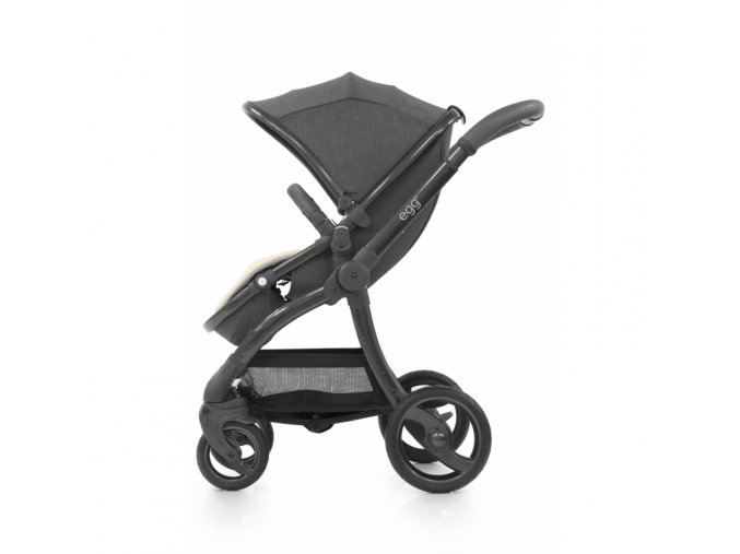 BabyStyle EGG kočík Quantum Grey/Gun Metal rám 2019