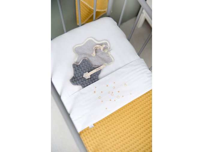 Koeka Deka Antwerp 75x100, waffle/flanel, ochre/pebble