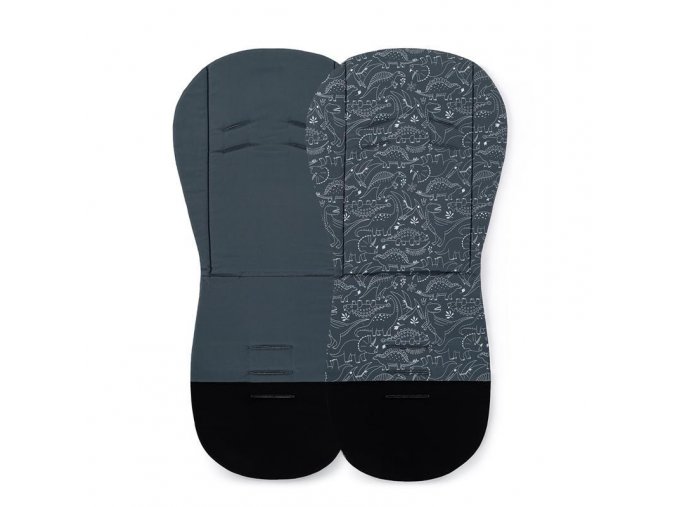 PETITE&MARS Vložka do kočíka Foamy (Varianta  Anthracite Dino)