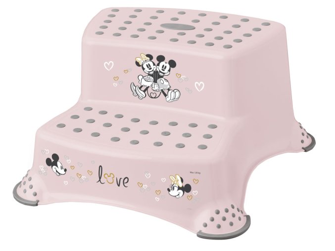 KEEEPER Dvojstupionok k WC/umyvadlu "Minnie", Růžová