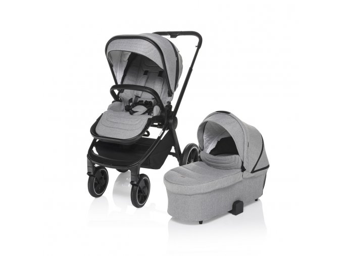 ZOPA SET Športový kočík Move Cross + korba XL, Silver Grey/Black