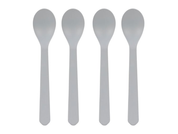 LÄSSIG BABIES LÄSSIG Spoon Set Geo 2023 (Varianta grey-blue)