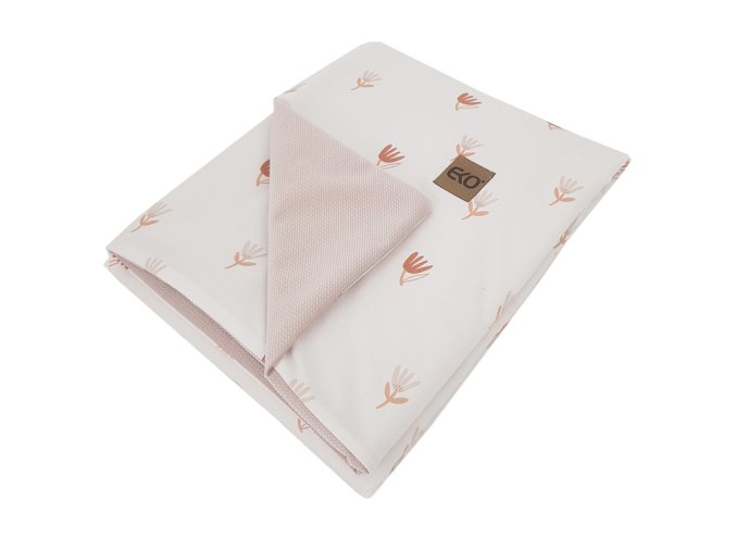 EKO Deka bavlnená obojstranná podšitá velvet (Varianta  Beige Meadow 100x80cm)