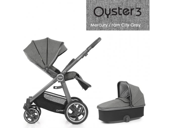 BabyStyle Oyster3 set 2v1 Mercury / City Grey 2022