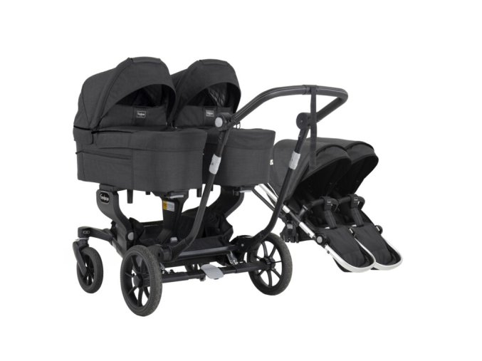 Emmaljunga set NXT Twin 2022 black/lounge