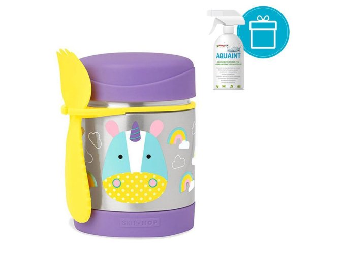 SKIP HOP Zoo Termoska na jedlo s lyžičko/vidličkou