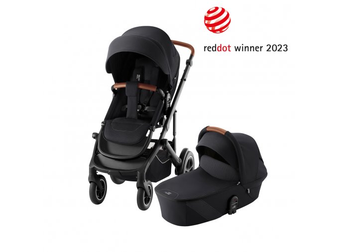 BRITAX Set kočárek Smile 5Z + hluboká korba, Galaxy Black