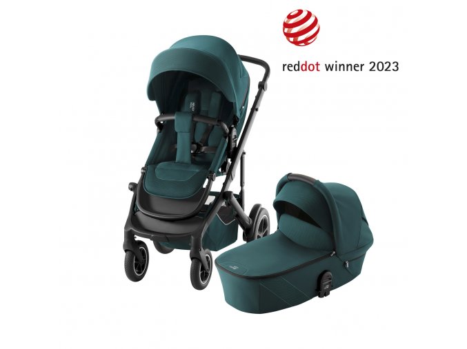 BRITAX Set kočárek Smile 5Z + hluboká korba, Atlantic Green