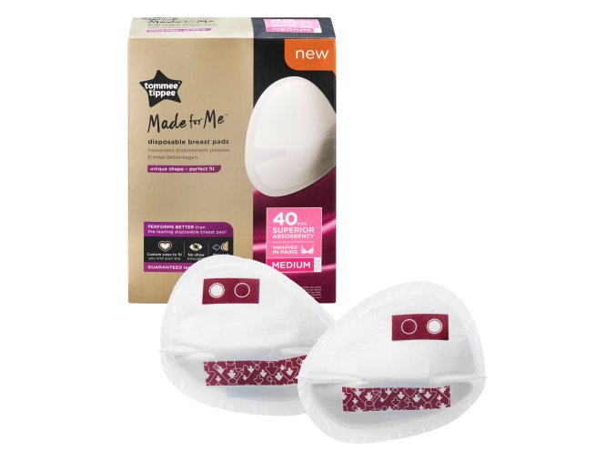 TOMMEE TIPPEE Vložky do podprsenky M, 40ks
