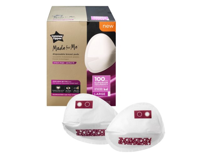 TOMMEE TIPPEE Vložky do podprsenky, 100ks