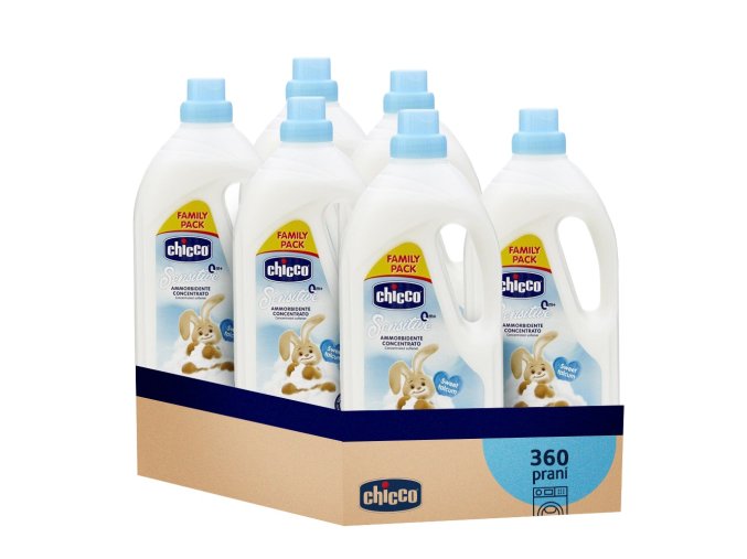 6x CHICCO Aviváž koncentrovaná Sladký Púder 1,5 l
