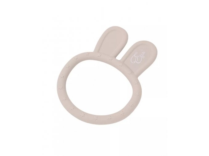 EFFIKI Kousátko silikon, Beige Bunny