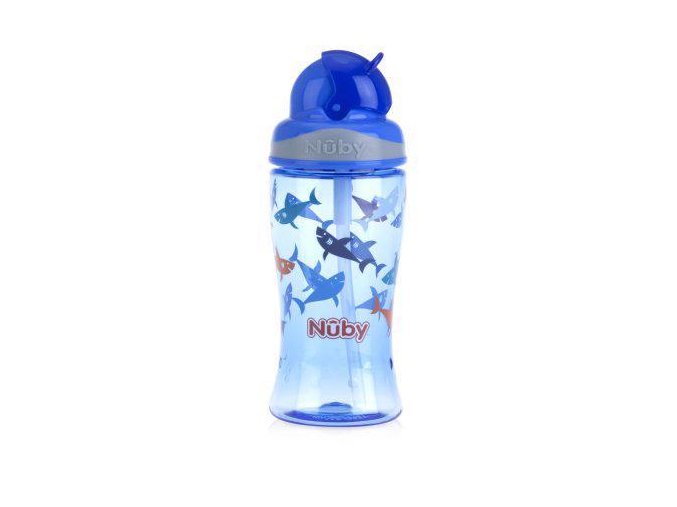 NUBY Hrnček netečúci so sklápacou slamkou 360 ml