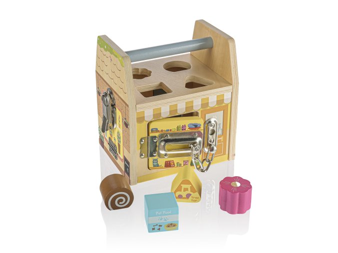 ZOPA Dřevěná montessori kostka